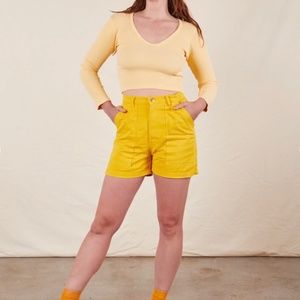 Big Bud Press Work Shorts Yellow Large